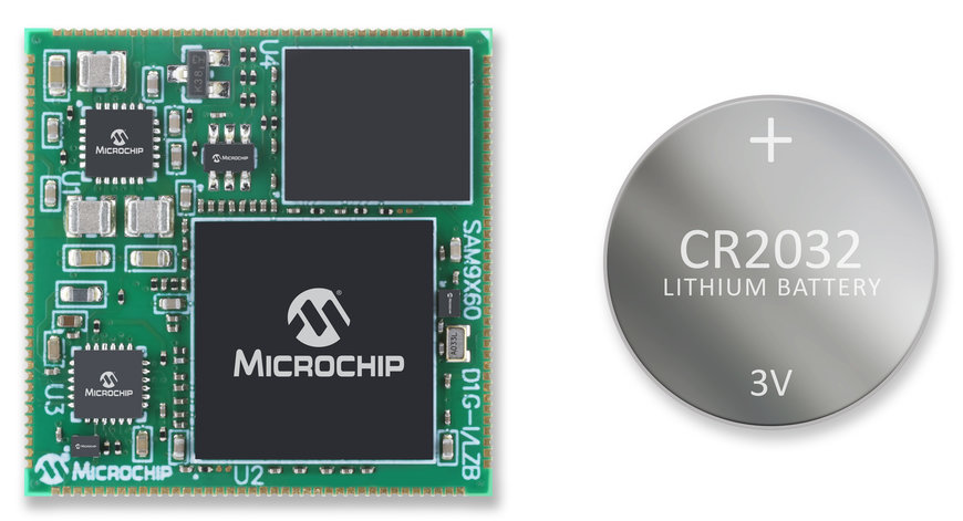 Microchip élargit sa gamme de systèmes sur modules (SOM) à base de MPU avec son SAM9X60D1G-SOM 